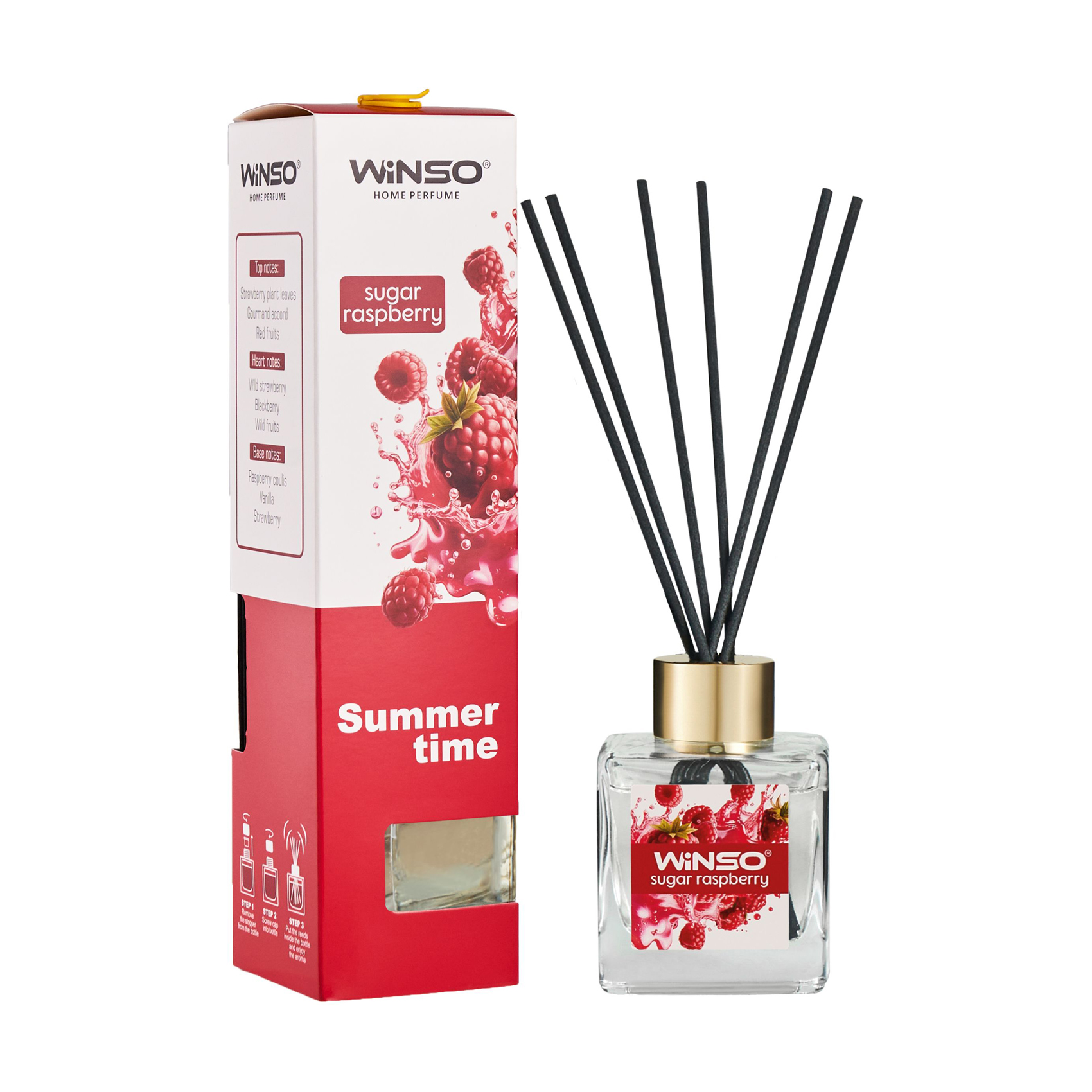 Аромадифузор Winso Summer Time Sugar Raspberry, 50 мл